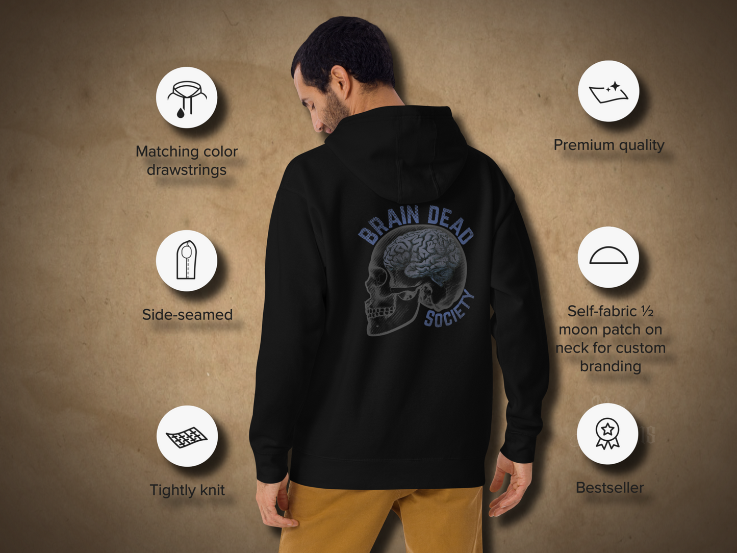 Brain Dead Society Men's Hoodie