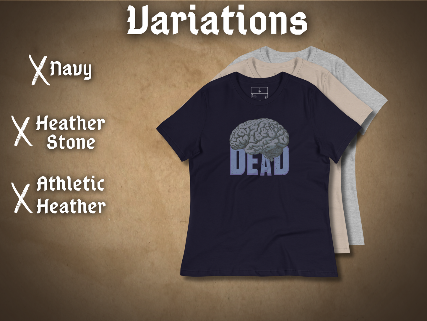 Brain Dead Society Women's Relaxed Tee
