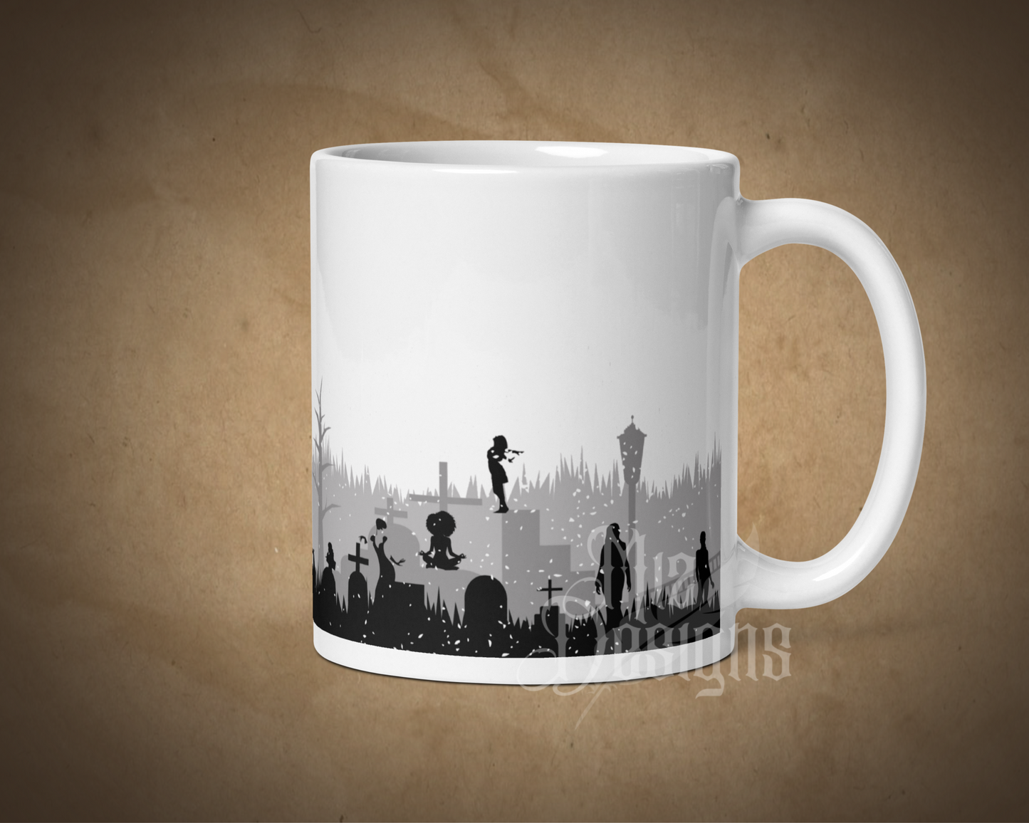 Dance Macabre Mug, Fall Mug, Halloween Mug, Coffee Mug, Mug for Her,