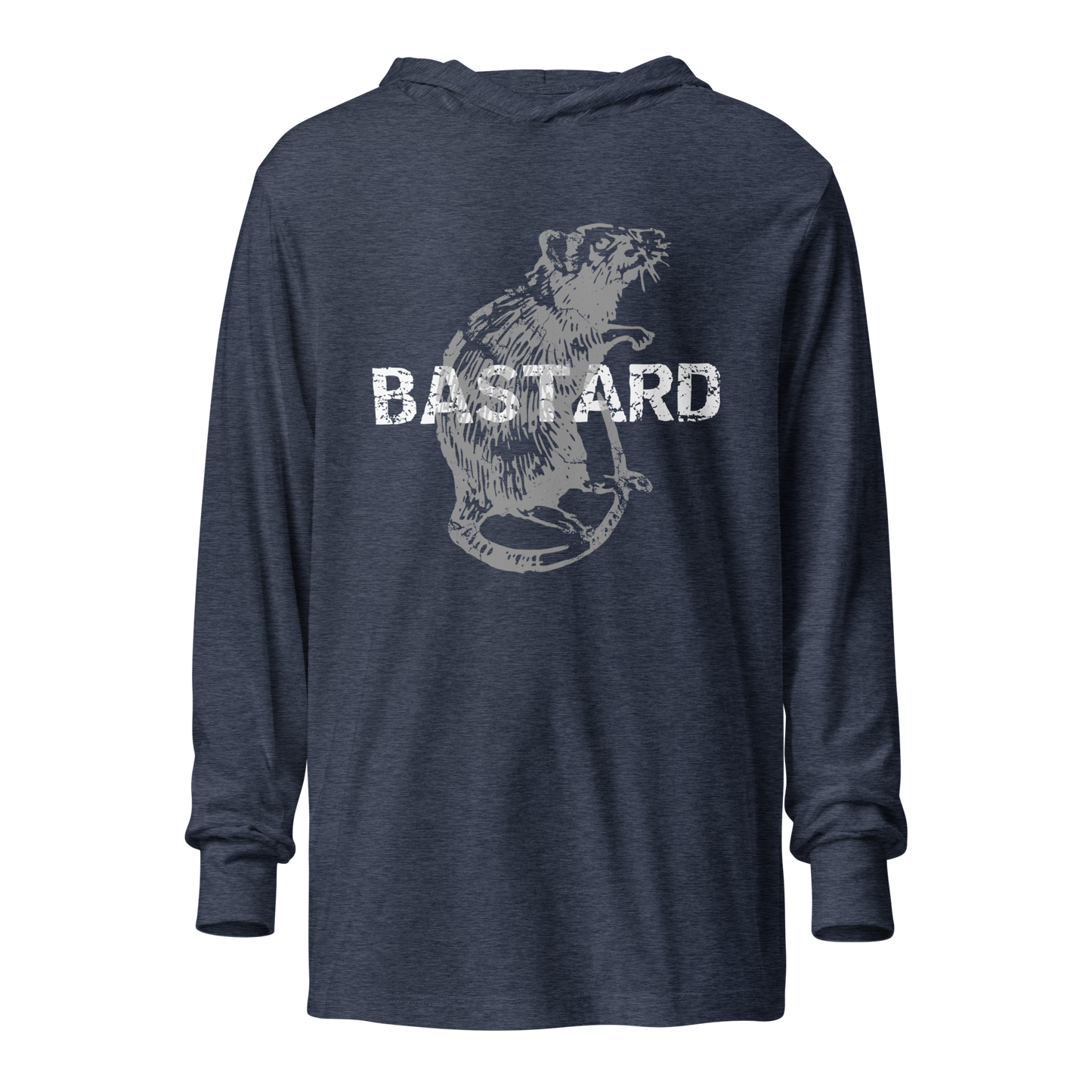 Rat Bastard Men's Long Sleeve Dark Humor Tee