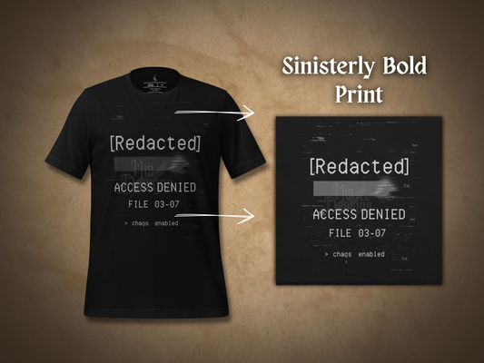 Redacted Access Denied Men's Shirt