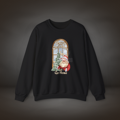Merrily Go Home - Christmas Sweatshirt