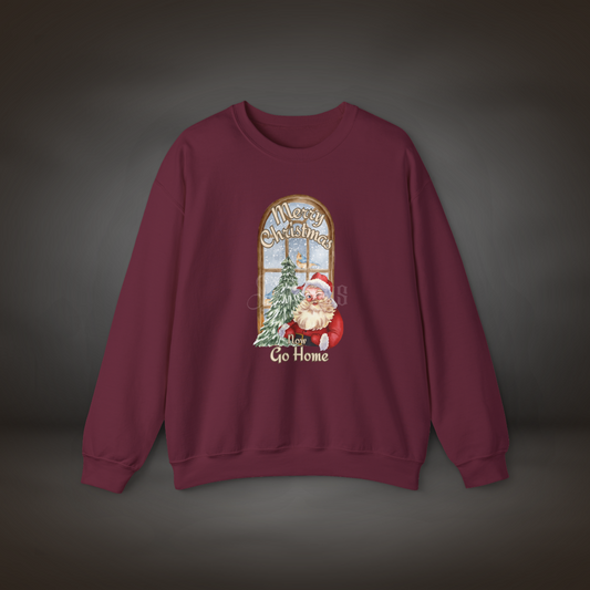 Merrily Go Home - Christmas Sweatshirt