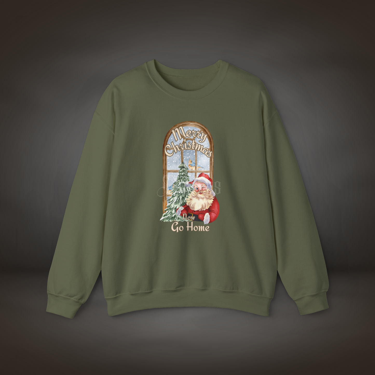 Merrily Go Home - Christmas Sweatshirt