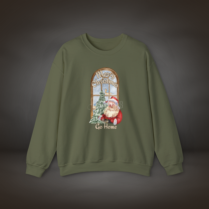 Merrily Go Home - Christmas Sweatshirt