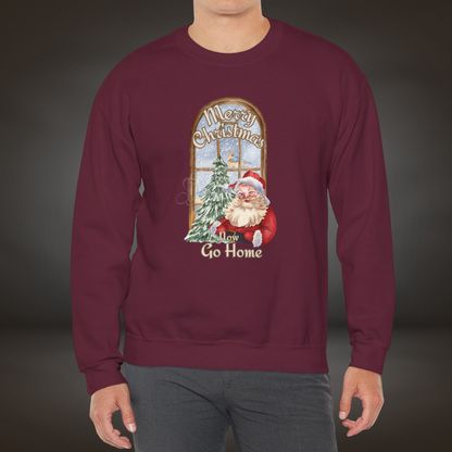 Merrily Go Home - Christmas Sweatshirt