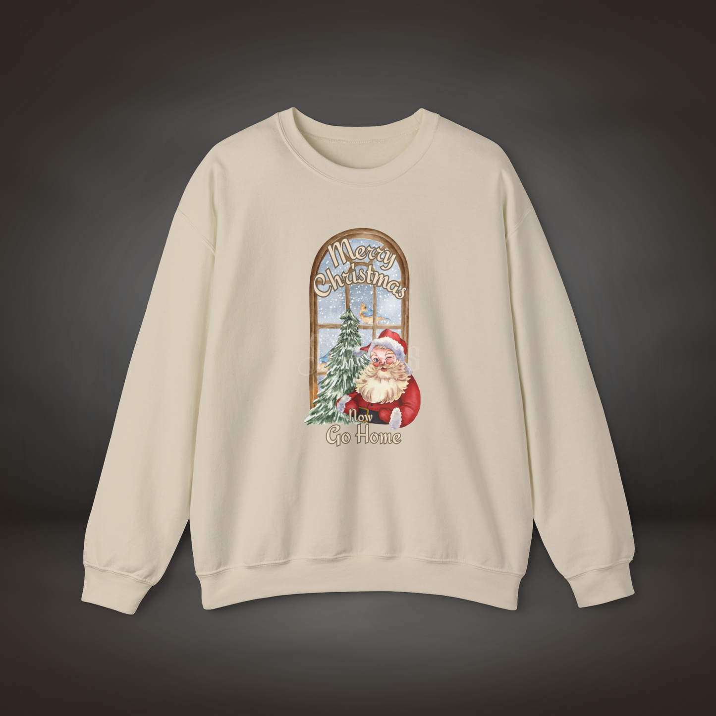 Merrily Go Home - Christmas Sweatshirt