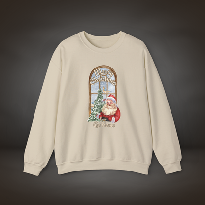Merrily Go Home - Christmas Sweatshirt