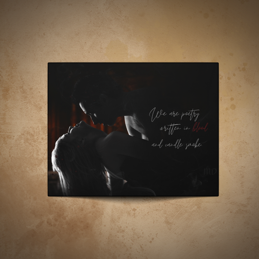 Poetry Against the Wall | Matte Canvas