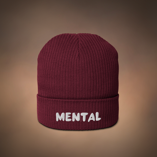 Mental - Organic ribbed beanie