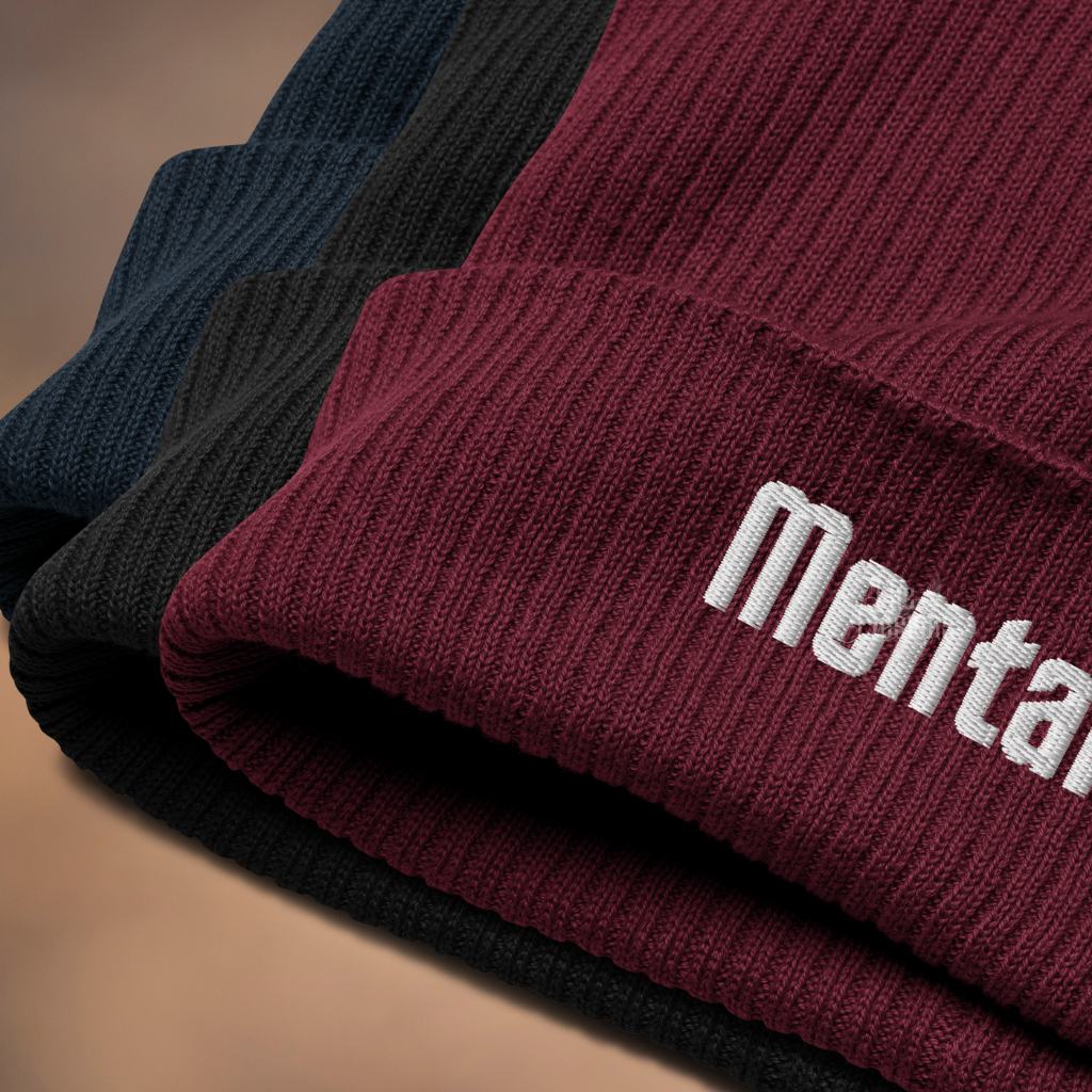 Mental - Organic ribbed beanie