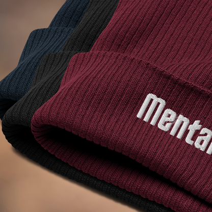 Mental - Organic ribbed beanie