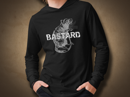 Rat Bastard Men's Long Sleeve Dark Humor Tee